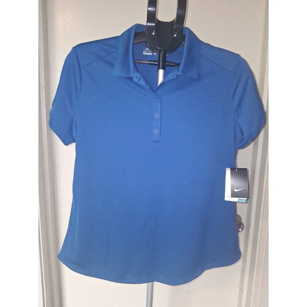 Nike Golf Dri-Fit Royal Blue Polo PCA XL Preppy Athleisure Sporty Car Enthusiast
